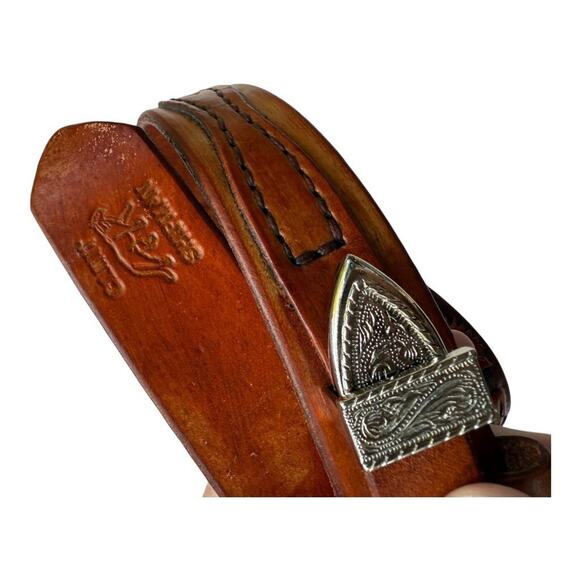 Vintage Tooled Leather Western Boot Women size Small - Picture 2 of 6